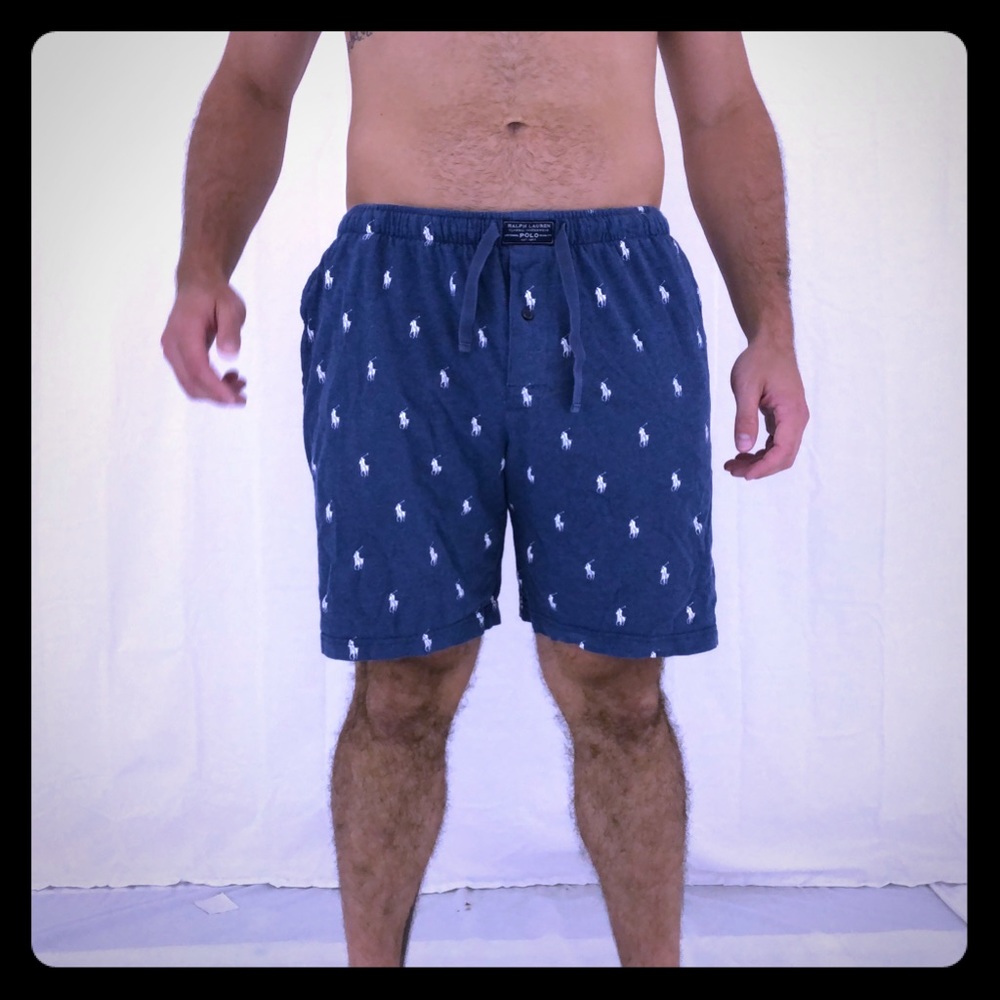 SUPER SOFT - BLUE & WHITE POLO COTTON SHORTS 📘🥏